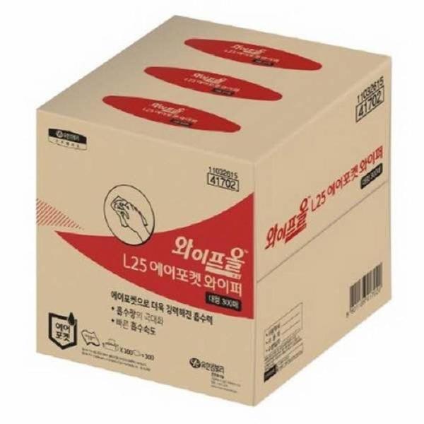 와이프올 에어포켓 300매 박스 소모품 파츠 L25 대형 크린가드 : s행복한드림