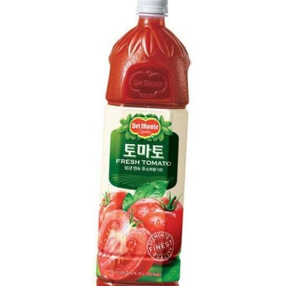 간식 롯데칠성 델몬트 토마토주스 1.5L X 6PET : 단디스몰