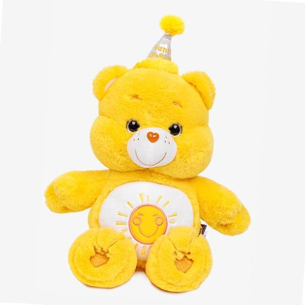 생일 케어베어 생일 27cm 펀샤인베어 옐로우 곰인형 선물 : 인더스쇼핑
