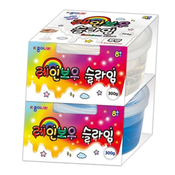 미술도구 300g 레인보우 슬라임 화방용품 : SHDOTCOM