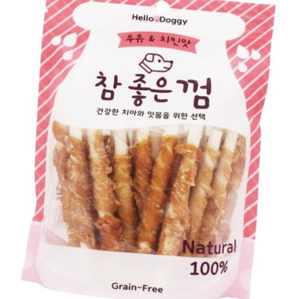 참좋은껌 우유 치킨스틱 24P : 비에스닷컴