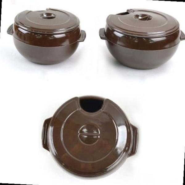 식당 테이블 멜라민 김치 깍두기 항아리 통 지름 13.5cm 15.5cm 뚜껑포함 : 길정물산십오번지