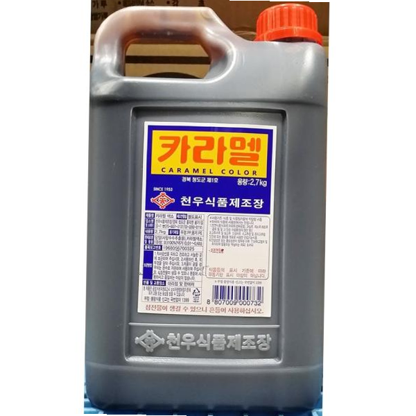 업소용 식당 식자재 재료 천우 캐러멜 소스 2.7kg X5 : 기린스토리