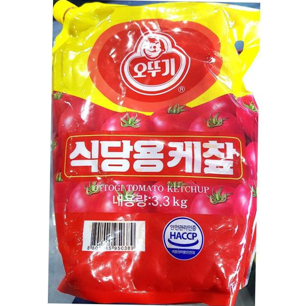 업소용 식당 식자재 오뚜기 토마토케찹 파우치 3.3kg : 기린스토리