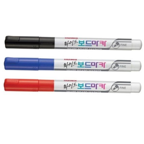 모나미 화이트 보드마카 FINE 12자루 : 두리더