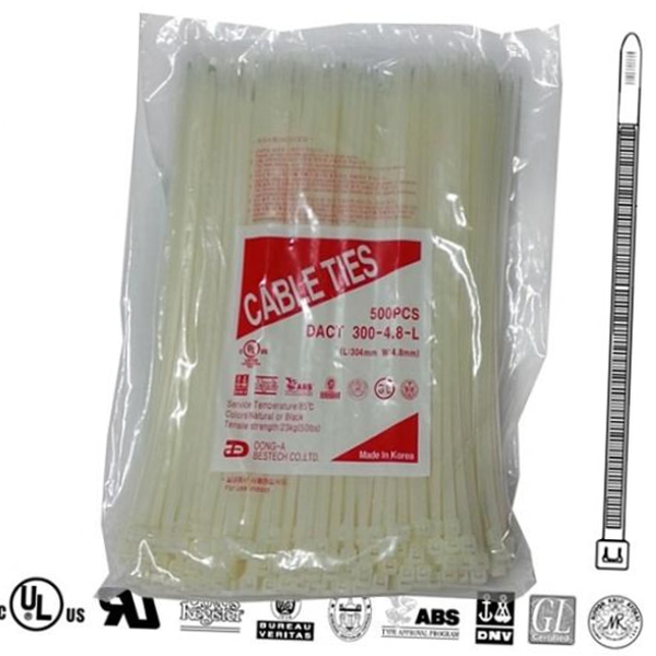 국산 특대형 케이블타이 304mm 500개 : 푸독월드