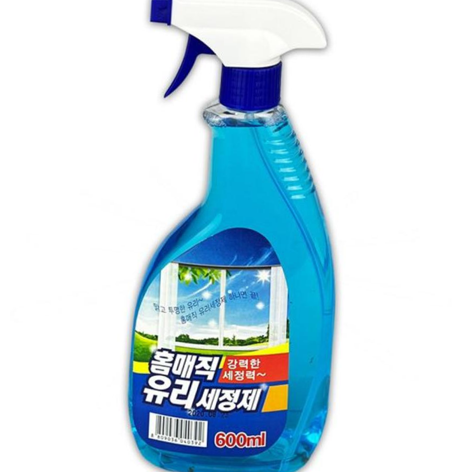 홈매직 유리세정제 600ml O 유리클리너 : 애드브리프