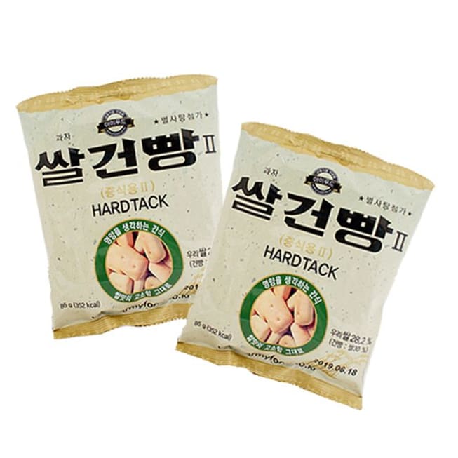 국내독점판매 군용건빵쌀건빵 20봉지 1박스 자재 : 이븐굿즈