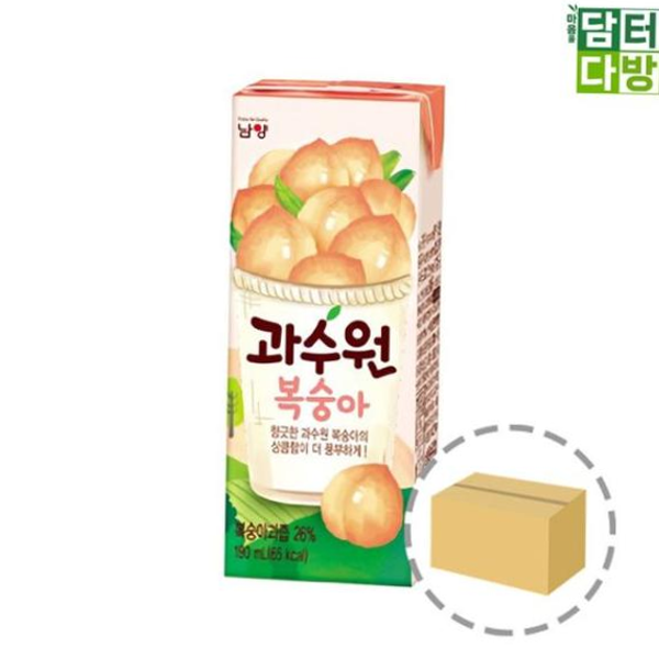 남양유업 과수원 복숭아 190ml (24팩) : 텐스타원