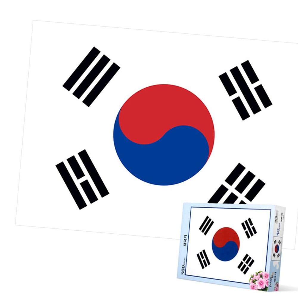 300피스 직소퍼즐 - 태극기 (큰조각) : 이차바이니즈