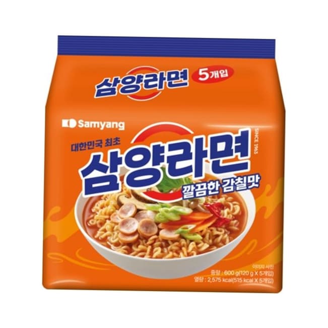 (삼양) 삼양라면멀티 5개입 봉(1개입) : 0나온0