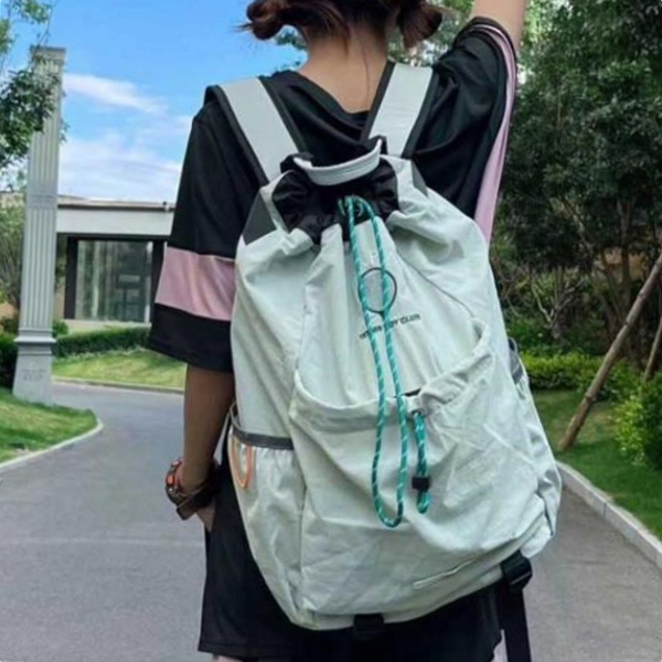 나일론 여행 패션 백팩 여자 데일리 대학생 스트링 경 : 바이더시카