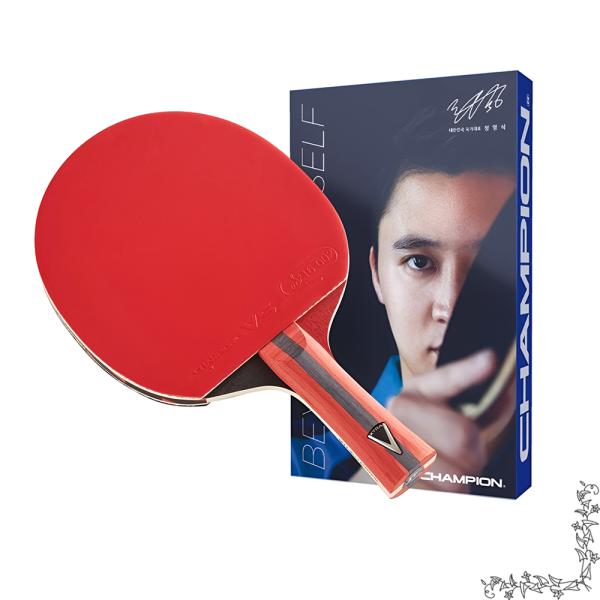챔피온 탁구라켓 쉐이크 탁구 라켓 스포츠 용품 탁구대 네트 가방 연습기 클럽 경기 : 더오라문구