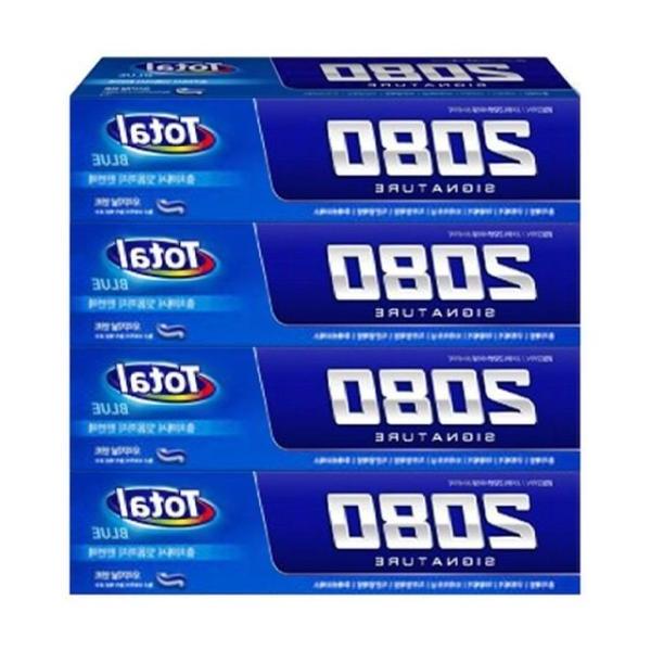 시그니처 토탈블루 치약 2080 4입 125g x : 믿음store