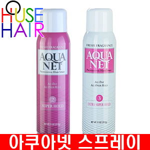 [아쿠아넷]프로페셔널 헤어 스프레이 2(슈퍼홀드) 3 (엑스트라슈퍼홀드) 312g강력한 : 하우스헤어