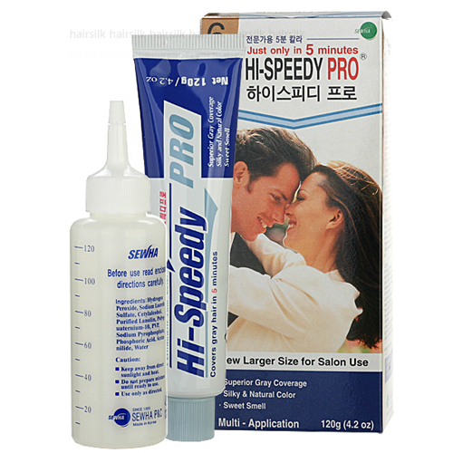 헤어실크세화하이 스피디 프로 컬러크림150g(1제) 150ml(2제)빠른염색트리트먼 : 지오인터내셔널