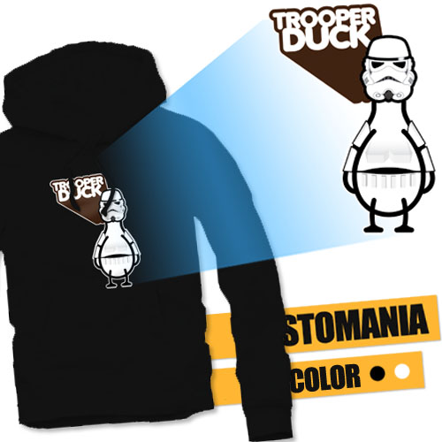 Trooper Duck - 덕스토리 에디션 커스텀매니아 디자인 티셔츠 : 커스텀매니아