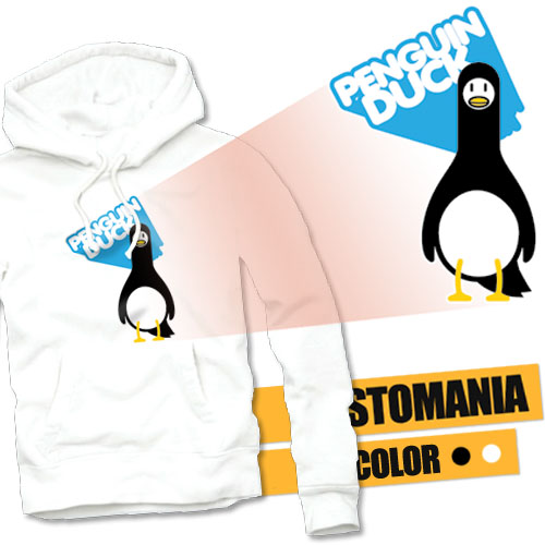 Penguin Duck - 덕스토리 에디션 커스텀매니아 디자인 티셔츠 : 커스텀매니아