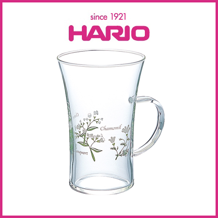 하리오 유리 머그 컵 HGT-2HW 280ml : 커피올데이