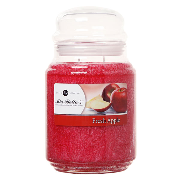 미아벨라 팜왁스 향초 자캔들 (병향초) 라지 737g Fresh Apple 프레시애플 : 캔들조이 스토어