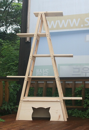 원목 캣타워 : 슈퍼우드
