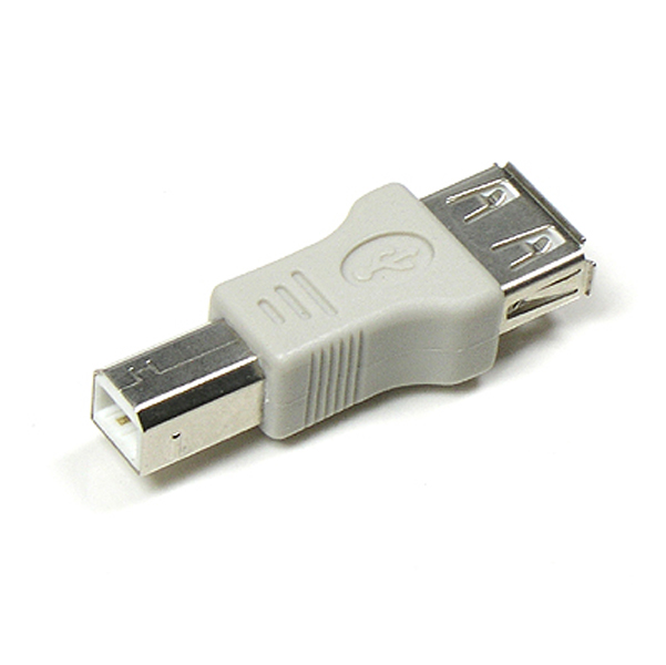케이블마트 NU0090 USB 젠더 USB A(암)/USB B(수) - USB 케이블 변환젠더 단자 변환 커넥터 변환잭 : 케이블마트