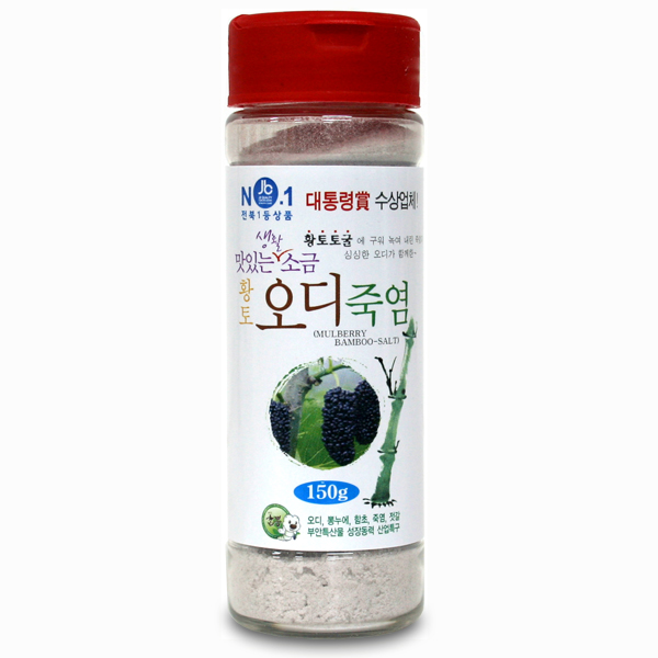 오디죽염 150g / 두 번 구운 생활 죽염 소금 / 개암죽염 : 개암죽염식품