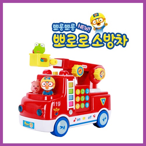 [아이존][ 뽀로로 멜로디 소방차 ]  완구/장난감/뽀로로소방차/감각완구/멜로디/자동차  아이존... 