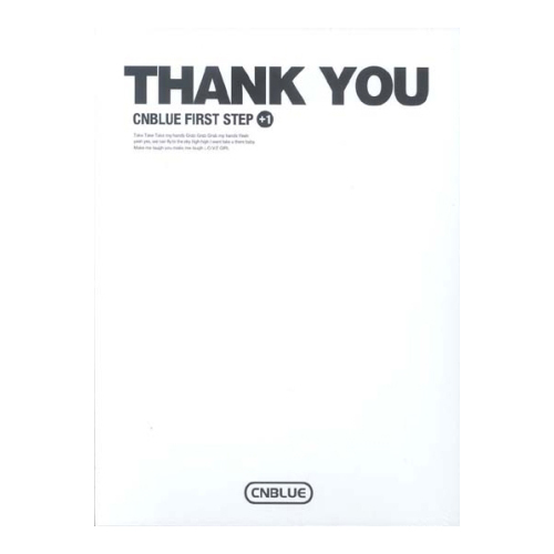 CD 씨엔블루 FIRST STEP+1 THANK YOU 퍼스트 스텝 플러스원 땡큐 LOVE GIRL 러브걸 CNBLUE : 올리브하트