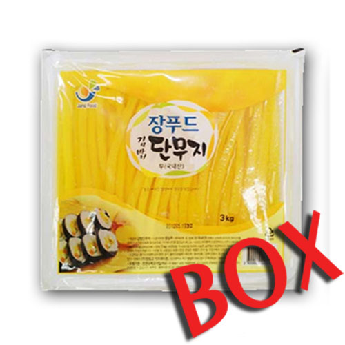원하프] 박스/장푸드김밥단무지3kgX4ea [고객만족 총알배송 : 원하프