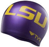 [미국판 티어] 대학수모 LSU 타이거즈 실리콘 수영모자 NCAA LSU Tigers Graphic Cap
