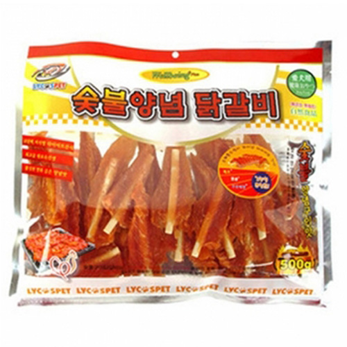 써니 숯불양념 미니 닭갈비 500g [2개] : 펫라인 시스템