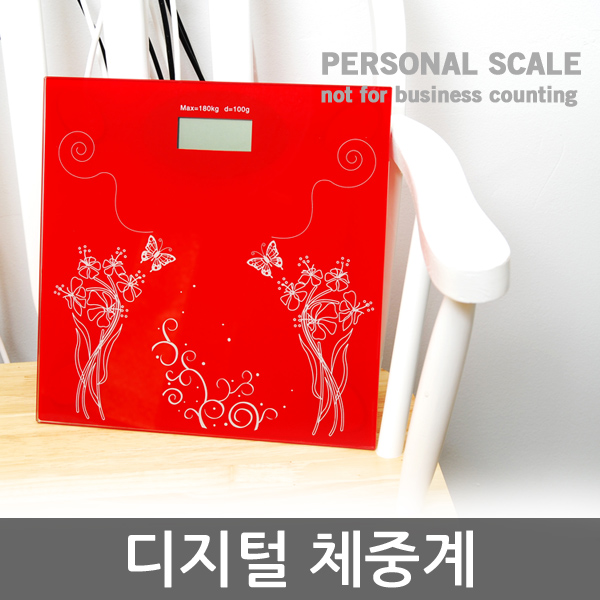 장미체중계/헬스용품/로즈체중계/선물용/다기능체중계/저울/건강체크/웰빙체중계 인쇄가능-여성만을 위한 장미체중계 : 성광