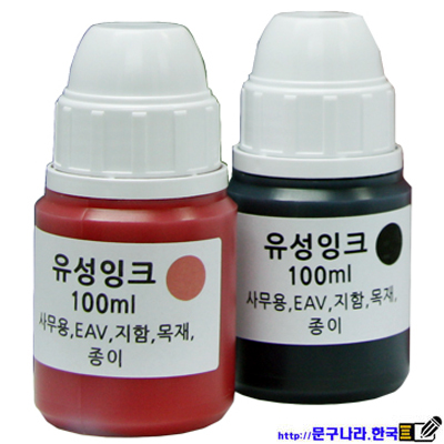 유성잉크 사무용,목재,종이,지함,EVA 100㎖ Green : mungus
