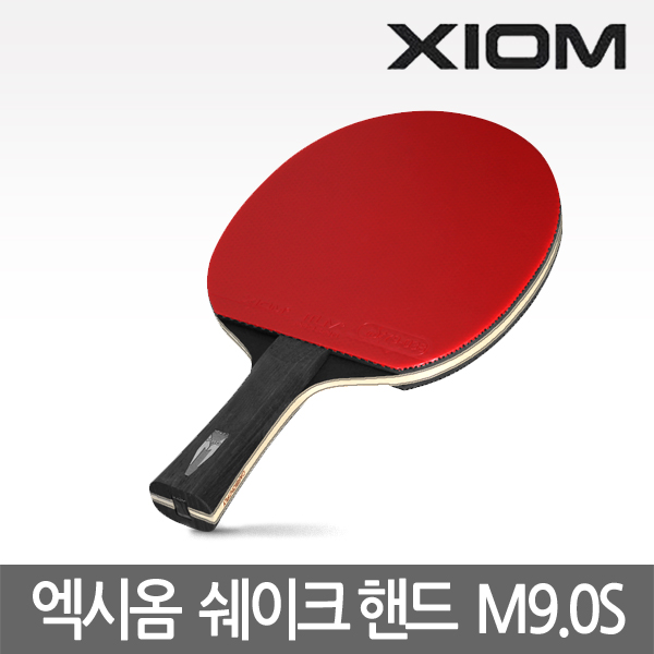 엑시옴 챔피온 M9.0S 쉐이크핸드 탁구라켓 양면러버 : PARAN스포츠