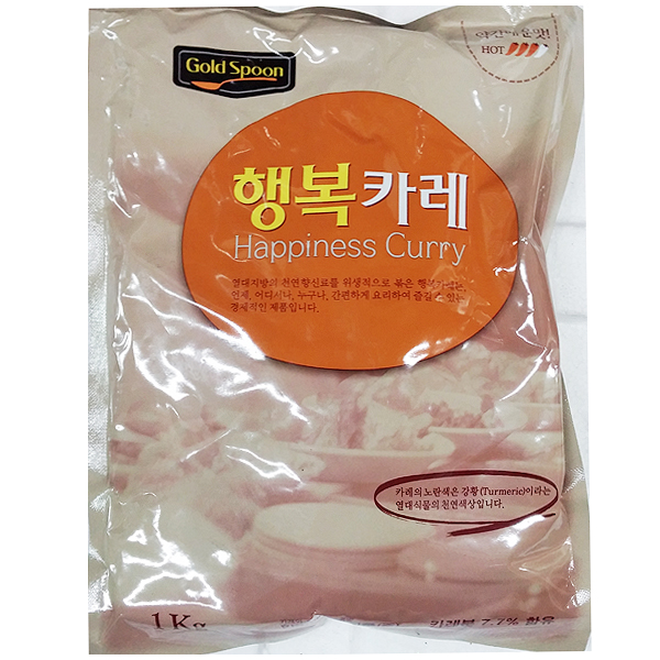 골드스푼 행복카레 1kg / 약간매운맛 한국에스비식품 : 청신호