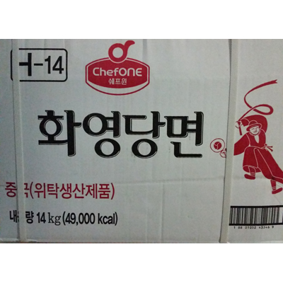 대상 청정원 쉐프원 화영당면 14kg : 푸드007 스토어