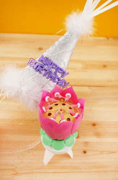 Special celebration flower candle birthday candle 