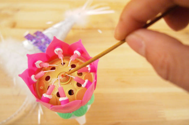 Special celebration flower candle birthday candle 