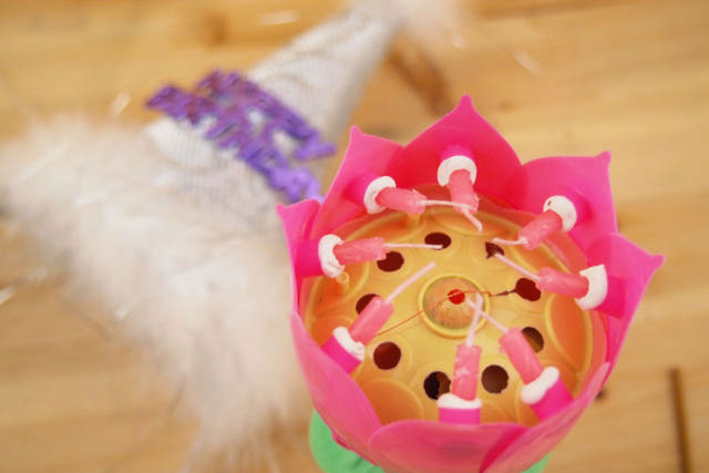 Special celebration flower candle birthday candle 