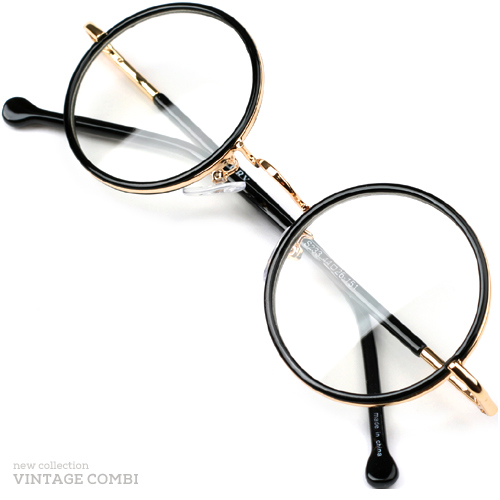 [NEW] 핫 신상! 솔텍스 ★ 44mm 해리포터 원형 솔텍스 4type | 뿔테+메탈 콤비안경 : CONEY