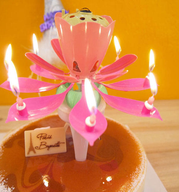 Special celebration flower candle birthday candle 