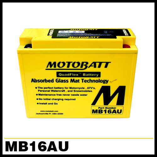 [MB16AU - 12V20.5AH] MOTOBATT 모토뱃 모토배터리 야마하 : 오엔에이치