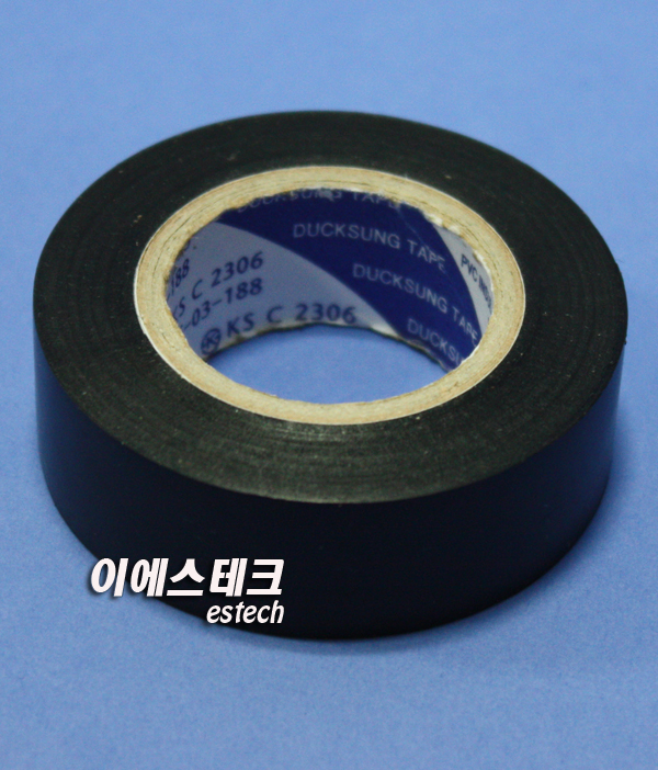 [덕성하이텍]절연테이프 전기테이프/검정색/19mm×10m : 이에스테크