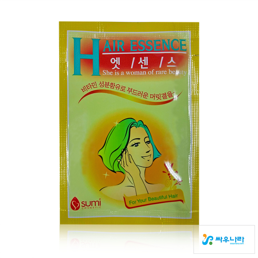 수미 일회용 헤어에센스(용량8ml,100개)/손상된 모발 : 싸우나라