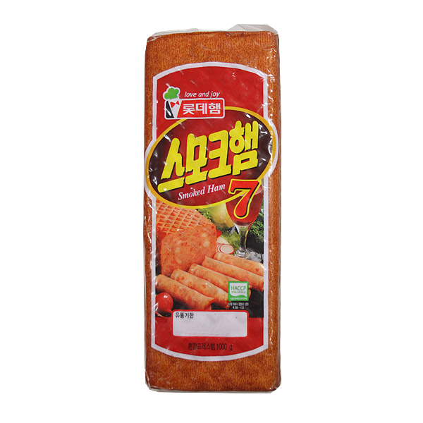 (냉장)롯데 7스모크햄 1kg : 다진상사