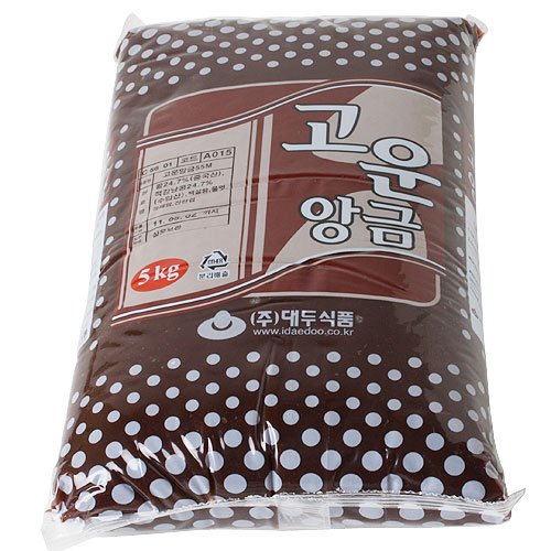 대포장 5kg 고운앙금55M (대두식품 적앙금) 떡재료 화과자 : 이홈베이커리