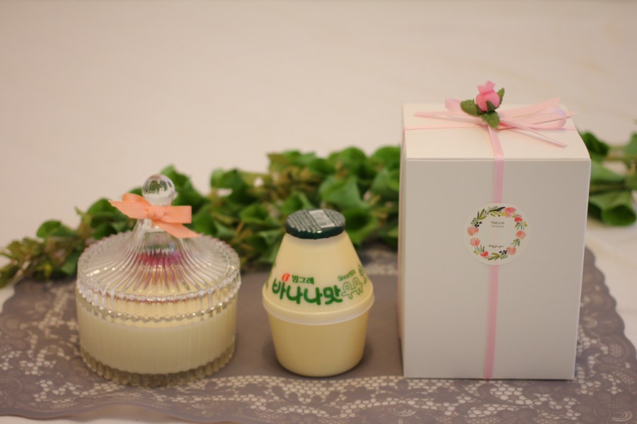 Merry Go Round Message Station Natural Soya Candle