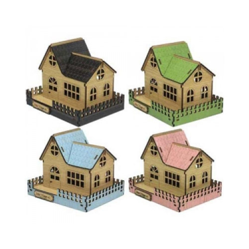 미니어처 모형 마을 시리즈 Mini Village-A1 (집)/집모형/건축모형/조립모형/우드/인테리어/장식/나무모형 : 디자인에버