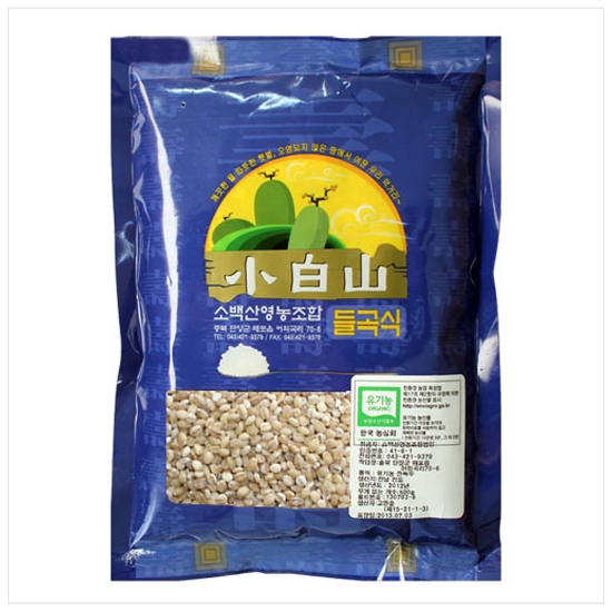 소백산 유기농 잡곡류 현미, 찰보리, 현미찹쌀, 찰흑미 500g : 다농이네